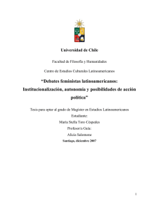Capítulo II. Los feminismos latinoamericanos de la `segunda