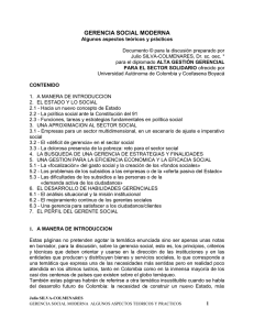 GERENCIA SOCIAL MODERNA - Universidad Autónoma de Colombia