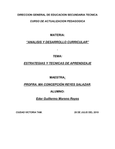 DIRECCION GENERAL DE EDUCACION SECUNDARIA TECNICA