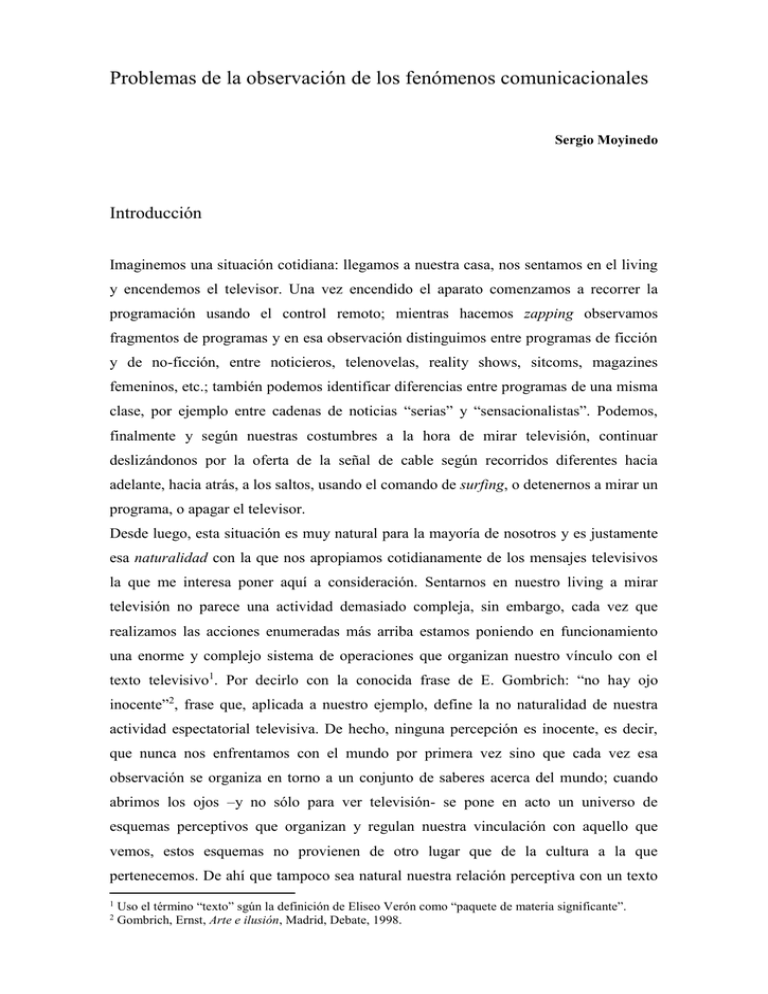 Observaci n De Los Fen menos Comunicacionales