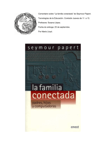 Comentario sobre “La familia conectada” de Seymour Papert