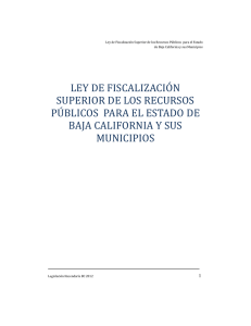 Ley de Fiscalización Superior de los Recursos Públicos para el