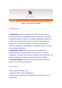 DIAGNOSTICO Y TRATAMIENTO NEUROPSICOLOGICO INFANTIL"