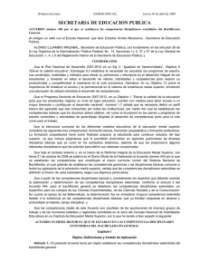 secretaria de educacion publica - Diario Oficial de la Federación