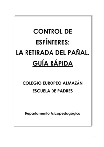 Control de esfinteres - Colegio Europeo Almazán