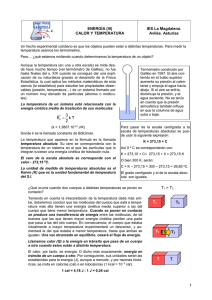 Calor y temperatura - Educastur Hospedaje Web