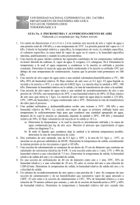Guía de Psicrometría - Universidad Nacional Experimental del Táchira