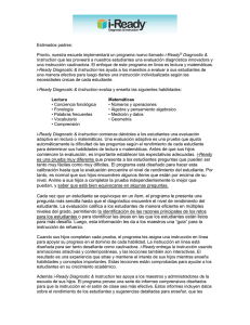 Spanish Parent Letter for Diagnostic and Instruction
