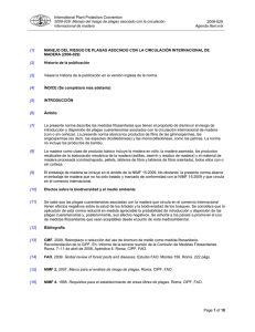 2006-029: Manejo del riesgo de plagas asociado con la circulación