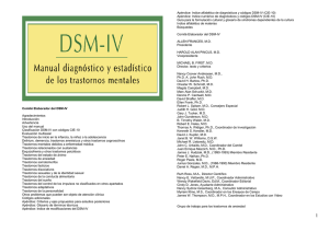 Apéndice: Indice alfabético de diagnósticos y códigos DSM-IV (CIE-10)