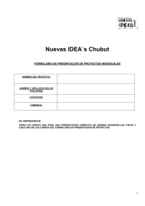 Nuevas IDEA`s Chubut