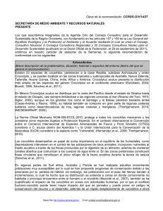 CCRDS-O/V/14/27  SECRETARÍA DE MEDIO AMBIENTE Y RECURSOS NATURALES PRESENTE