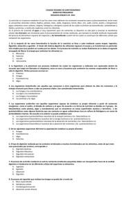 COLEGIO ROSARIO DE SANTODOMINGO BANCO DE PREGUNTAS BIOLOGIA GRADO 6-III- 2011