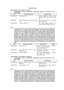 Estado de Sinaloa Administración Local Jurídica de Culiacán A.