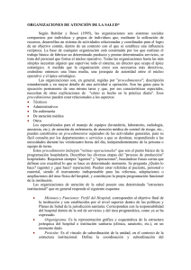 6. ORGANIZACIONES DE ATENCIÓN DE LA SALUD