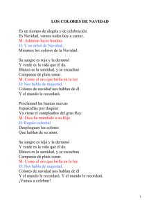 LOS COLORES DE NAVIDAD
