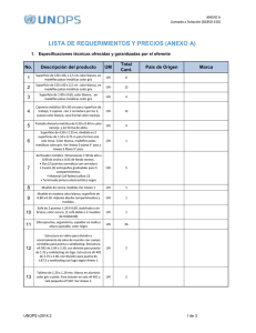 2 Anexo A Lista de Requerimientos y precios