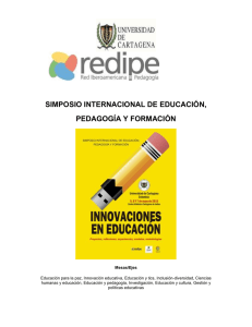 simposio internacional cartagena de educación y pedagogía