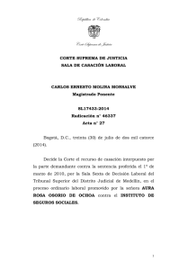 SL17433-2014 - Corte Suprema De Justicia