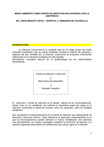 Vigilancia y control de infecciones originadas por