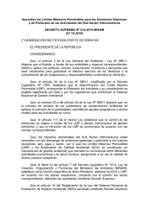 Decreto Supremo Nº 014-2010