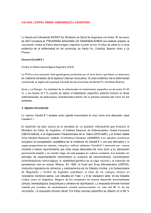 VACUNA CONTRA FIEBRE HEMORRAGICA ARGENTINA