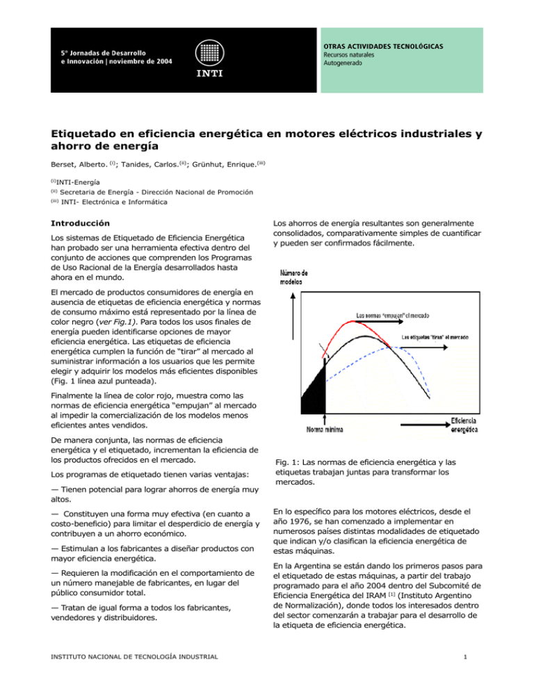 Etiquetado En Eficiencia Energética En Motores Eléctricos Industriales Y