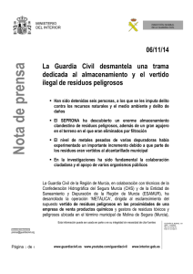 Ver nota de prensa - Ministerio de Agricultura, Alimentaci&oacute;n y Medio