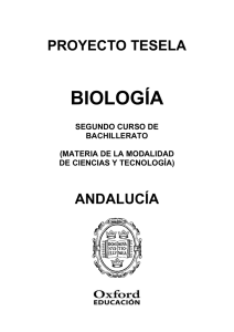 Programación Tesela Biología 2º Bach. Andalucía