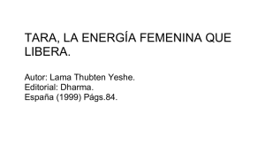 Lama Thubten Yeshe, Tara la Energía