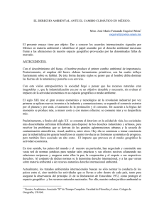 Derecho ambiental y cambio climático en México