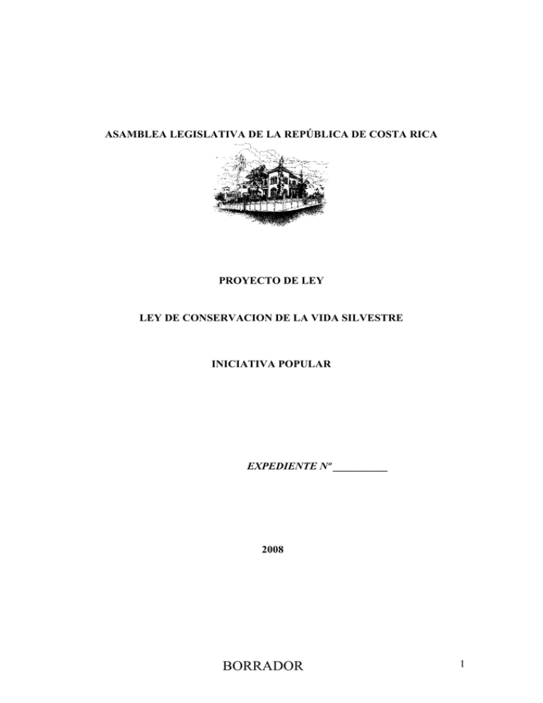 La Asamblea Legislativa De La República De Costa Rica