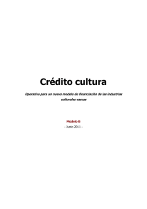 Crédito cultura modelo B
