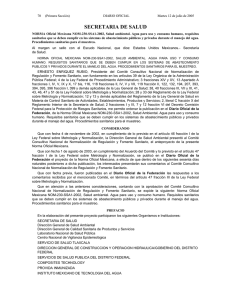 NOM-230-SSA1-2002: Agua para Consumo Humano - Requisitos Sanitarios