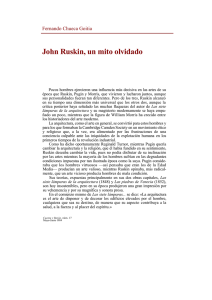 John Ruskin, un mito olvidado Fernando Chueca Goitia