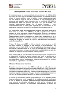 diciembre de 2006 - Superintendencia Financiera de Colombia
