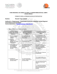 Propuesta Foro de Consulta Zonas Áridas_Ricardo Trejo