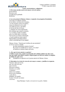 Lengua castellana y Literatura 2º ESO. Curso 2012-2013  Lírica: características y subgéneros