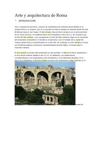 Arte y arquitectura de Roma - Planos de Casas