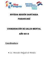 Paraguarí - Ministerio de Salud Pública y Bienestar Social