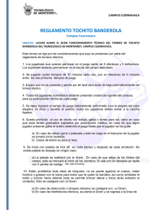 Reglamento de Tochito Banderola