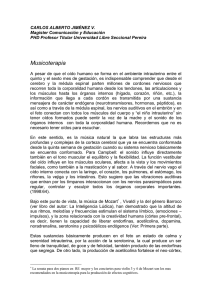 CARLOS ALBERTO JIMÉNEZ V. Magister Comunicación y Educación