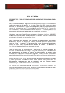 CertifiedFirst y CSS apoyan el uso de las nuevas