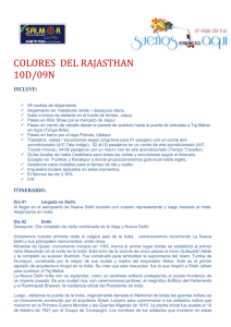 COLORES  DEL RAJASTHAN 10D/09N :