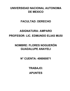 UNIVERSIDAD NACIONAL AUTONOMA DE MEXICO  FACULTAD: DERECHO