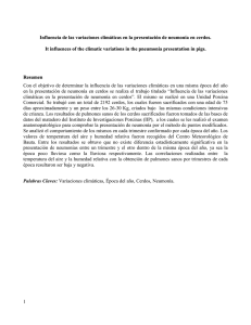 Influencia de las variaciones climáticas en la