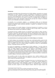 pueblos indigenas y politica en guatemala