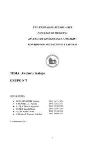 UNIVERSIDAD DE BUENOS AIRES FACULTAD DE MEDICINA ESCUELA DE KINESIOLOGIA Y FISIATRIA