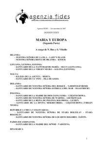 Dossier - MARIA Y EUROPA