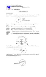 GUÍA DE TALLER DE GEOMETRÍA LA CIRCUNFERENCIA (miic)